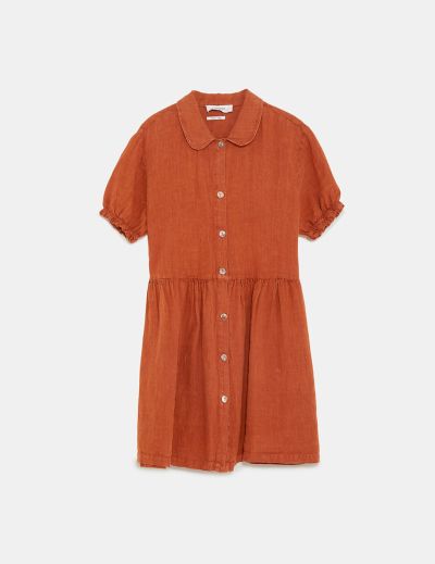 Printed Shadow Stripe Ruffle Blouse